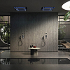 Newform Head Showers Верхний душ 40х40см., потолочный, 3 режима: тропический душ, водопад, распылители, LED подсветка, цвет: хром