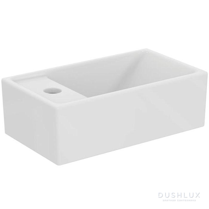 Фото Ideal Standard i.life S Раковина 37x21xh12см, подвесная, с 1 отверстием, Sx, без перелива, цвет: белый глянец