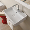 Flaminia Miniwash Раковина 60x42x13 см, 1 отв., подвесная, цвет: белый