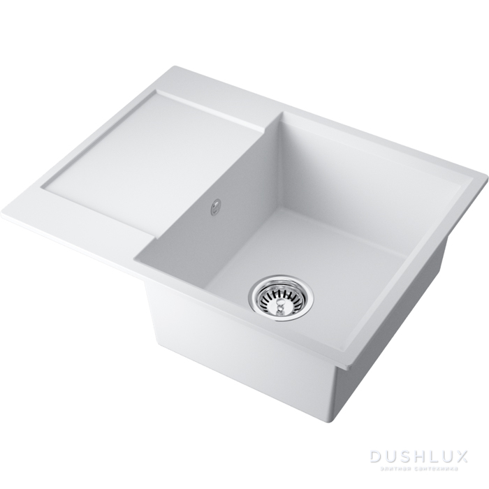 Фото Omoikiri Daisen 65T Кухонная мойка 65x21x51см.,встраиваемая, цвет: белый