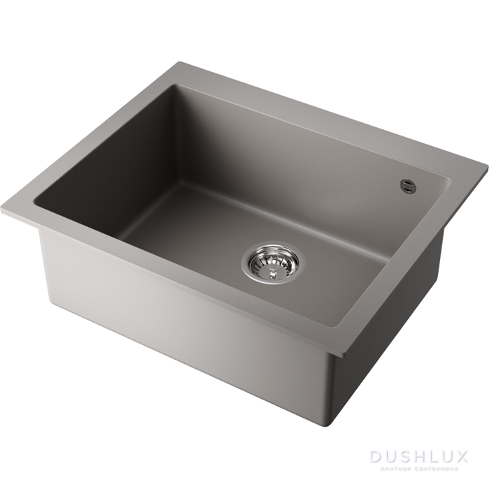 Фото Omoikiri Bosen 61 Кухонная мойка 61x19x50см.,встраиваемая, цвет: leningrad grey