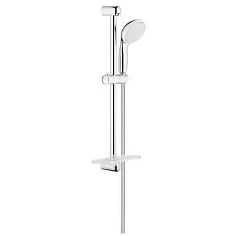 Grohe Tempesta 100 Душевой гарнитур: ручной душ 2 струи, душевая штанга 60см., цвет: хром