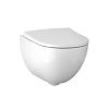 Geberit Acanto Крышка-сиденье для унитаза, с микролифтом, цвет: белый