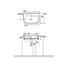 Kerasan Flo Раковина 60x42 см, 1 отв., цвет: белый
