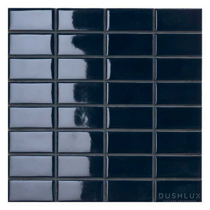 Фото Mutina Din Керамогранит 7.4х15 см, универсальный, цвет: dark blue glossy