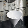 Kerama Marazzi Cono Раковина 44.5х44.5х35см., подвесная, без отв., без перелива, цвет: белый глянцевый