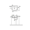 Kerasan Flo Раковина 50x40 см, 1 отв., цвет: белый