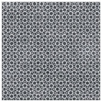 Mutina Azulej Керамогранит 20x20см, универсальный, глазурованный, цвет: renda nero