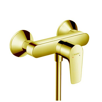 Hansgrohe Talis E Смеситель для душа, настенный, цвет: золото
