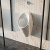 Kerama Marazzi Кей-Про Писсуар 34.4x64см., подвесной, с крепежом и сифоном, цвет: белый глянцевый