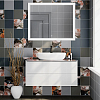 Kerama Marazzi Plaza Modern Тумба 100x48см., подвесная, 2 ящика, цвет: белый