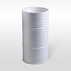 Kerasan Artwork Раковина свободностоящая "BARREL" d45x90см, без отв., слив в стену, цвет: белый матовый