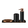 ADJ Диспенсер для жидкого мыла, D7xH19см., цвет: copper/черный
