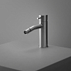 QuadroDesign Source Смеситель для биде, 1 отв., цвет: brushed stainless steel