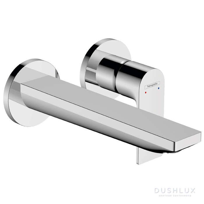 Фото Hansgrohe Rebris E Смеситель для раковины, настенный, цвет: хром
