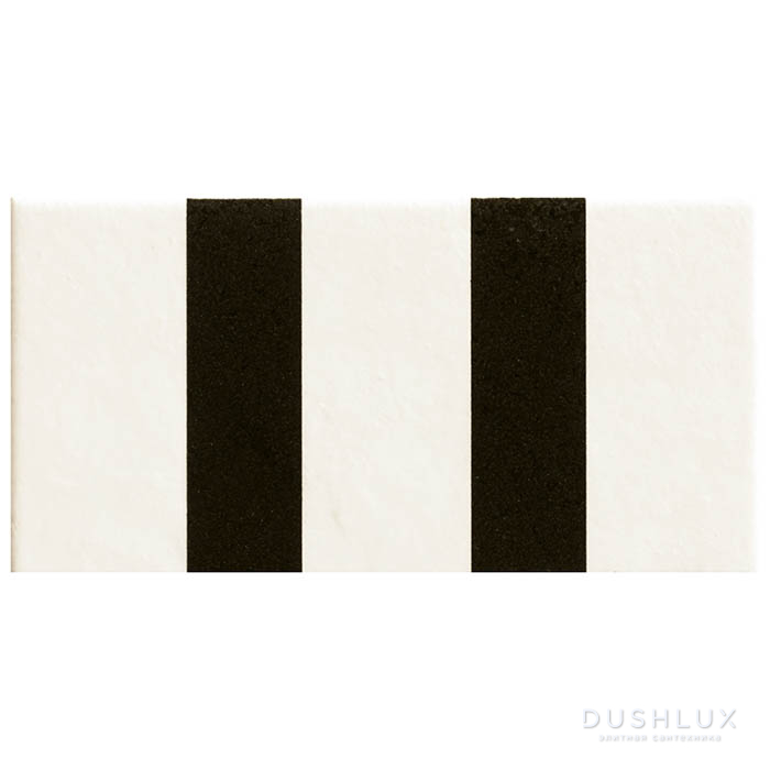Фото Mutina Mattonelle Margherita 20.5х10.1 см, parallel, универсальный, глазурованный, цвет: black