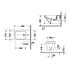 Duravit DuraStyle Биде подвесное 62х37см, с 1 отв., с креплением, c WonderGliss, цвет: белый