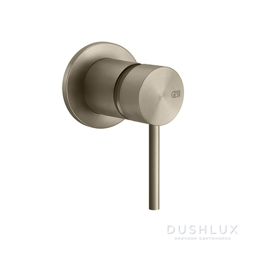 Фото Gessi 316 Смеситель для душа, встраиваемый, цвет: Warm bronze brushed PVD