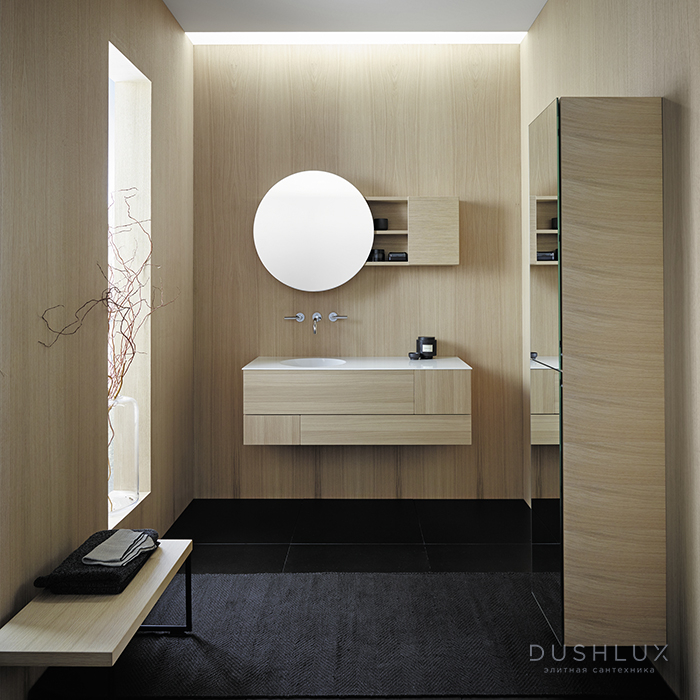 Фото Burgbad Coco Комплект подвесной мебели 120x50x40 см, цвет: дуб натуральный