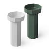 Dea Design Pedestal Basin Раковина 48x45.6x90см., напольная, без отв., Solid Surface, цвет: White №18