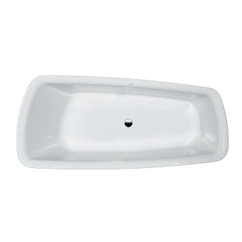 Laufen Palomba Ванна 180x80x45.5см., встраиваемая, ассиметричная, без слив-перелива, борт 20мм, материал: акрил, цвет: белый