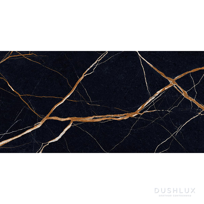 Фото Provenza Unique Marble Керамогранит 60x30x0.95см, глазурованный, универсальная, цвет: Sahara Noir Silktech