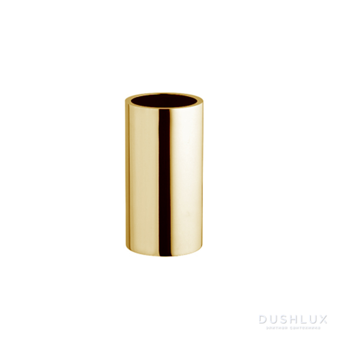 Фото Fantini Young Стакан, настольный, цвет: Matt British Gold PVD