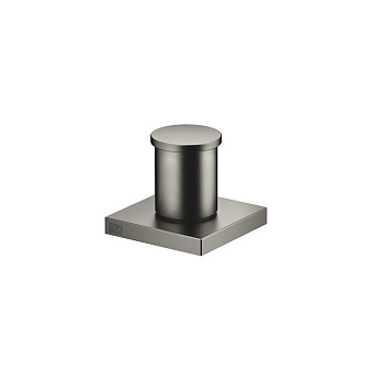 Dornbracht Imo Переключатель потоков, на 2 источника, на борт, цвет: Dark Platinum matt