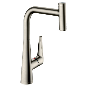 Hansgrohe Talis Select Смеситель для раковины, 1 отв., цвет: нержавейка