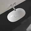 Villeroy&Boch O.novo Раковина 58х37х20см., без отв., под столешницу, с переливом, с антигрязевым покрытием CeramicPlus, цвет: альпийский белый