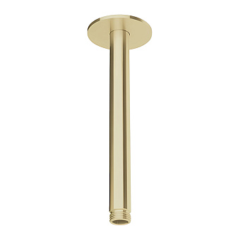 Almar Square Кронштейн для верхнего душа 30см., потолочный, цвет: Gold Polished PVD