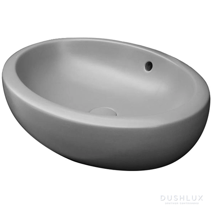 Фото Cielo Fluid Раковина 60х45х14.5 см, без отв., цвет: серый
