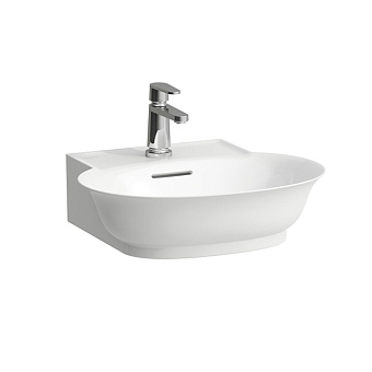 Laufen New Classic Раковина-мини 50х45х17 см, 1 отв., накладная, с переливом, цвет: белый матовый