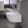 Villeroy&Boch Subway Сиденье, с крышкой для унитаза, с короткой базой, цвет: альпийский белый