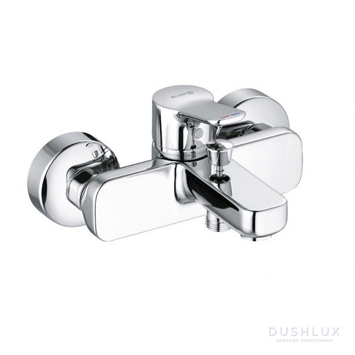 Фото Kludi Pure&Easy Смеситель для ванны, настенный, цвет: хром