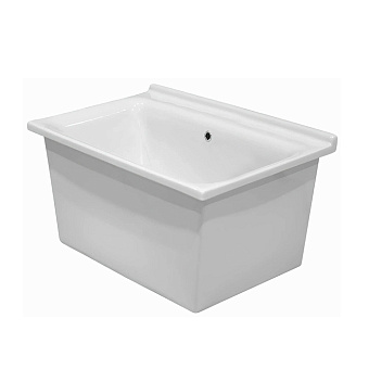 Kerasan Aquadom Раковина 60x60см, без отверстий, встраиваемая сверху, цвет: белый глянец