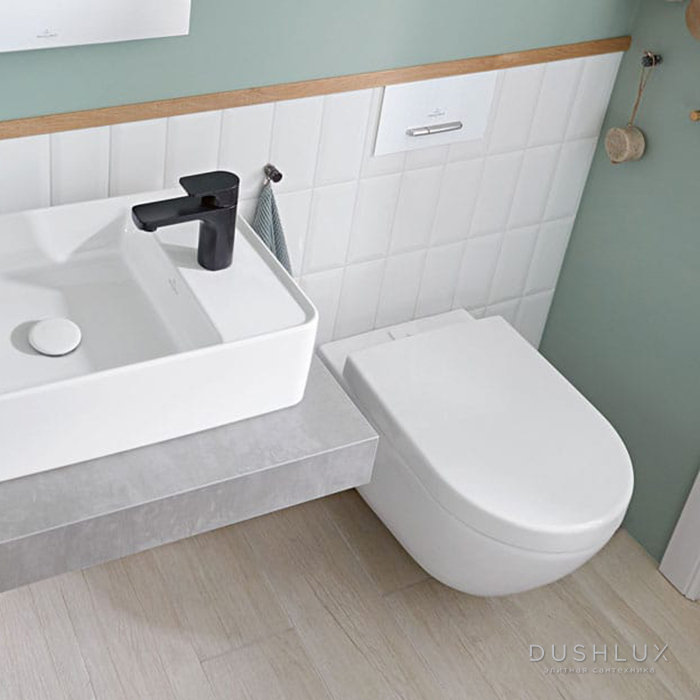 Фото Villeroy & Boch ViConnect, Кнопка смыва, размер 253 x 145 x 20 mm, цвет: белый