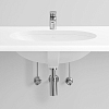 Villeroy&Boch O.novo Раковина 58х37х20см., без отв., под столешницу, с переливом, с антигрязевым покрытием CeramicPlus, цвет: альпийский белый