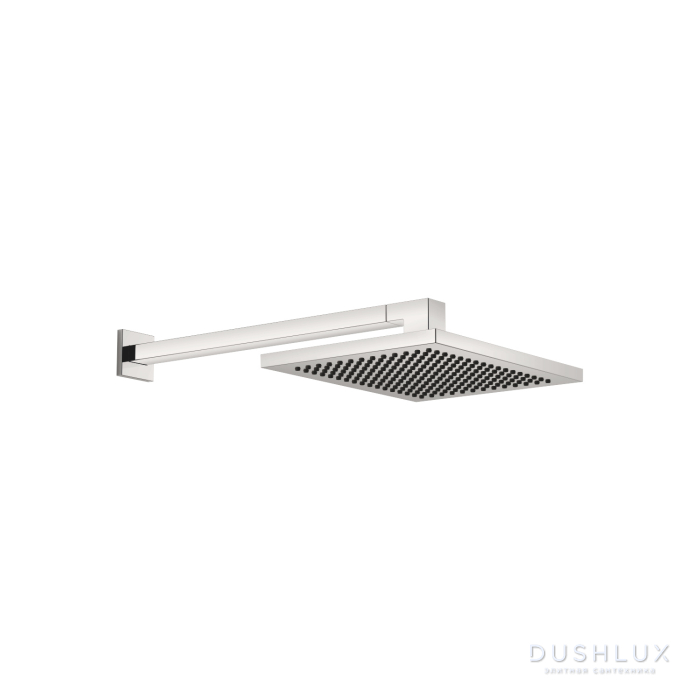 Фото Dornbracht Symetrics Верхний душ 24x30см, настенный, цвет: платина