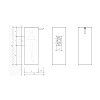 Decor Walther Tube WSP Дозатор для мыла, подвесной, цвет: хром