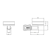 Gessi Emporio accessories Мыльница, подвесная, сатинированное стекло, цвет: Black XL