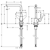 Hansgrohe Focus M41 Смеситель для кухни, 1 отв., цвет: сталь