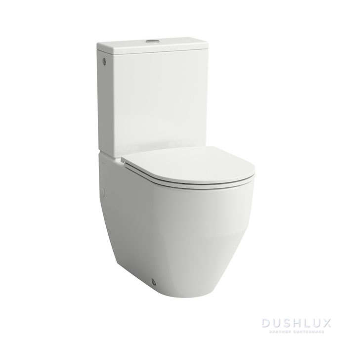 Фото Laufen Pro Унитаз моноблок, приставной 36x65x44см., слив универсальный, подвод снизу, цвет: белый