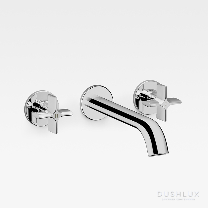 Armani Roca Baia Смеситель для раковины, встраиваемый в стену. Излив ...