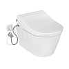 TOTO GP Унитаз 38x54cм., подвесной, безободковый, tornado, CeFiONtect, cиденье Washlet, цвет: белый