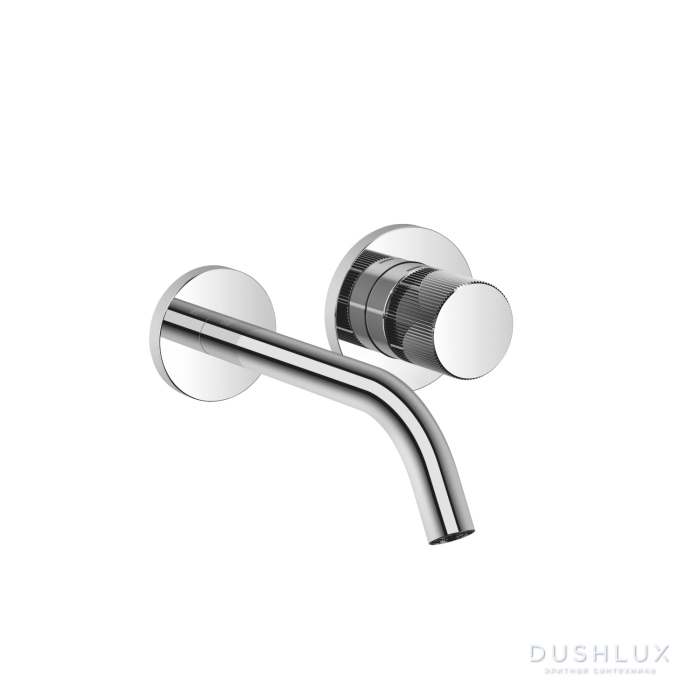Фото Dornbracht Meta meta pure Смеситель для раковины, излив: 19см, встраиваемый, цвет: хром