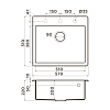 Omoikiri Tedori 57 Кухонная мойка 57x20x51см.,встраиваемая, цвет: ваниль