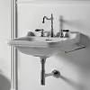 Kerasan Waldorf Раковина 60x55 см, 1 отв., керамическая, цвет: белый/хром