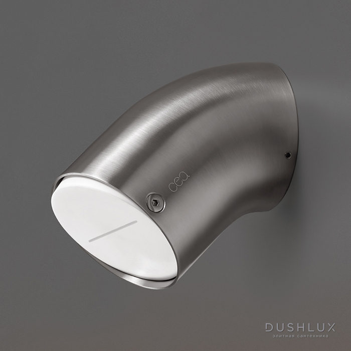Фото CEA Design FREE IDEAS Верхний душ 7см, настенный, поворотный, 1 режим, Waterfall jet, Delrin®, цвет: нержавеющая сталь