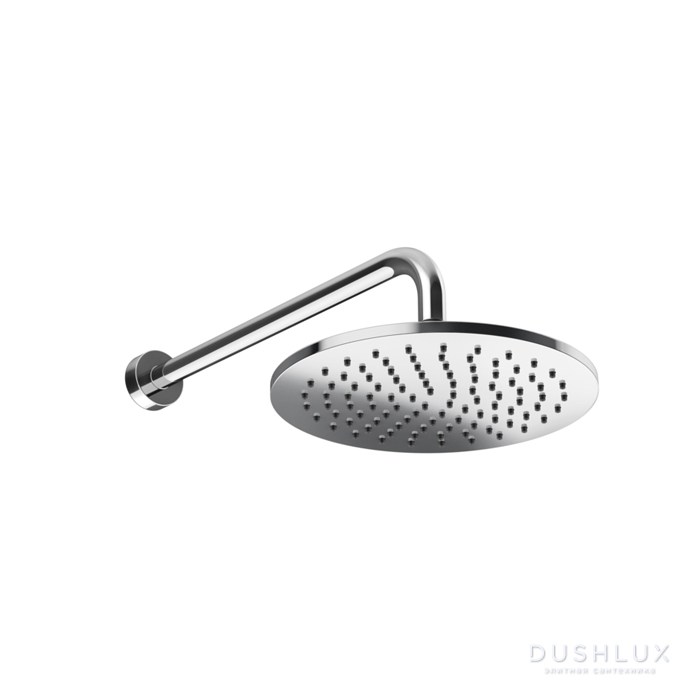Фото Gessi Origini Штанга в комплекте с душевой лейкой, шланг 1500 мм и вывод воды, цвет: хром